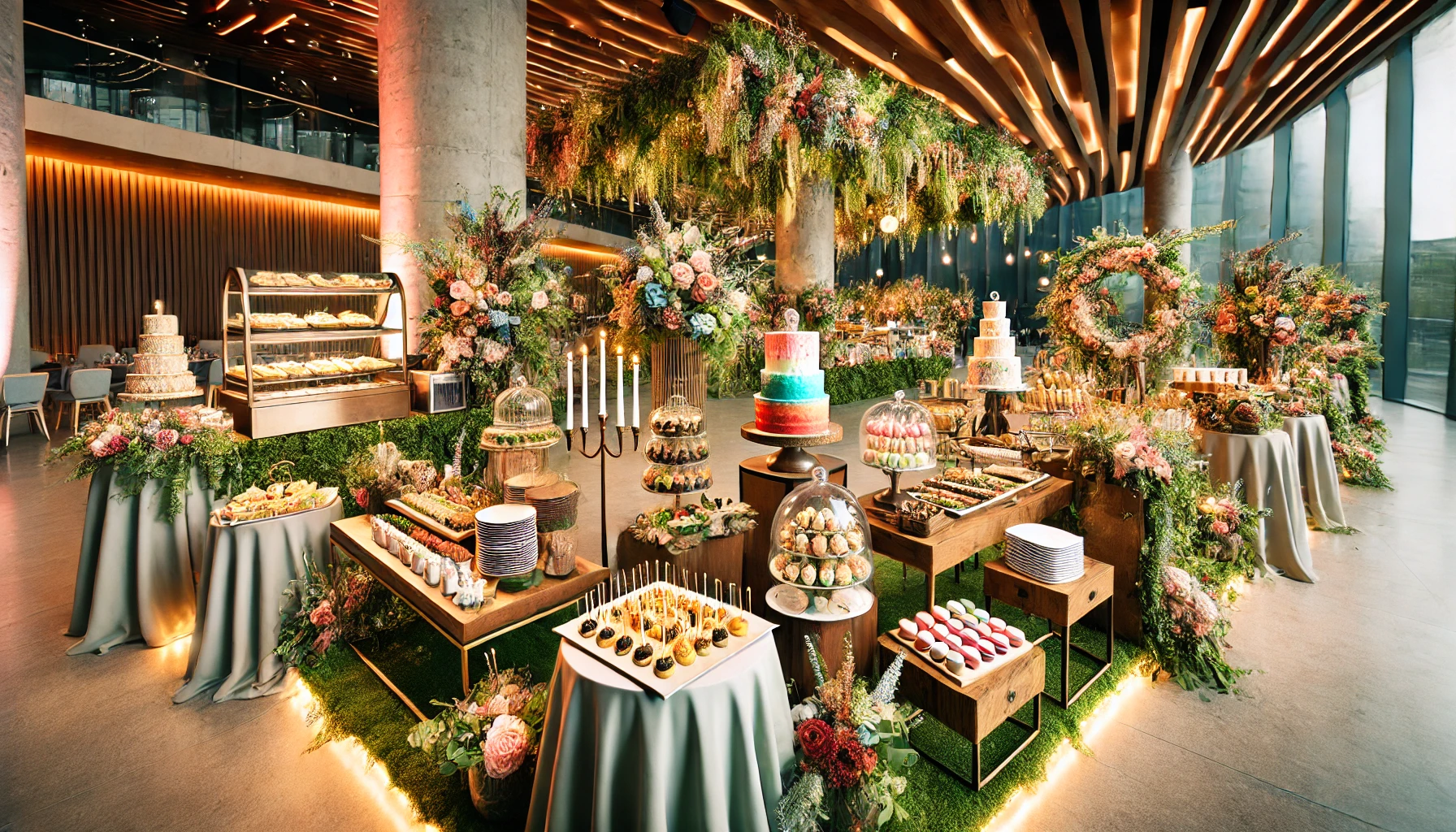 Bruiloft opties voor het eten